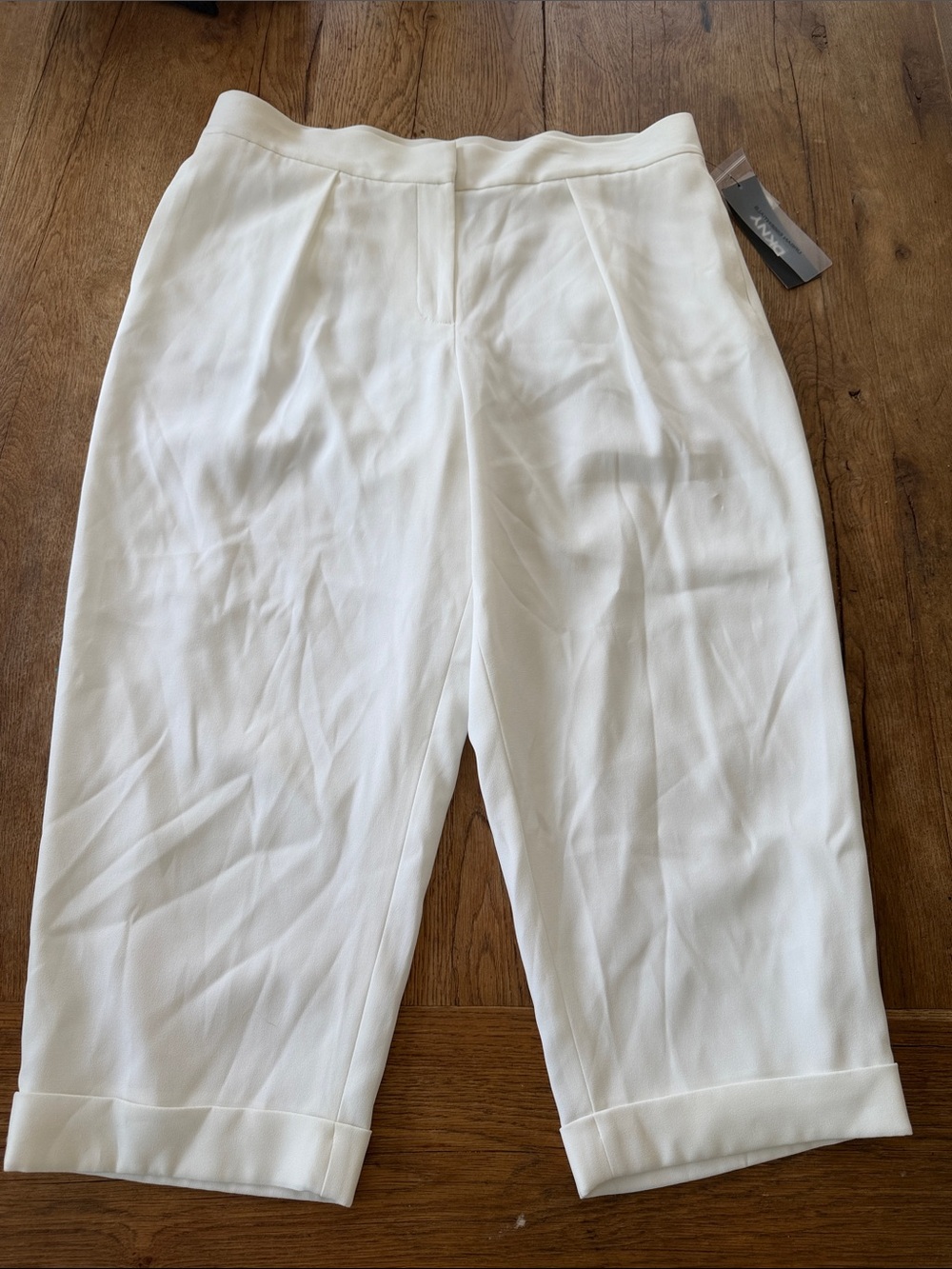 DKNY White Women's  Pants size 14 NWT 235 retail
